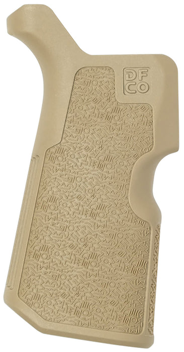 Die Free Co Llc KFGFDE Kung Fu Grip  Flat Dark Earth Nylon Fits AR15/M4/AR10/SR25