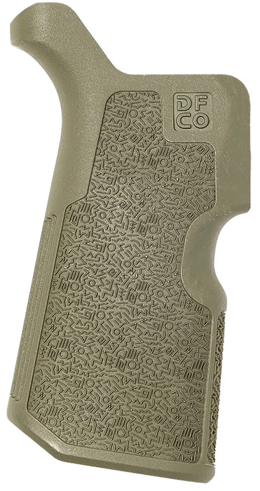 Die Free Co Llc KFGODG Kung Fu Grip  Olive Drab Nylon Fits AR15/M4/AR10/SR25