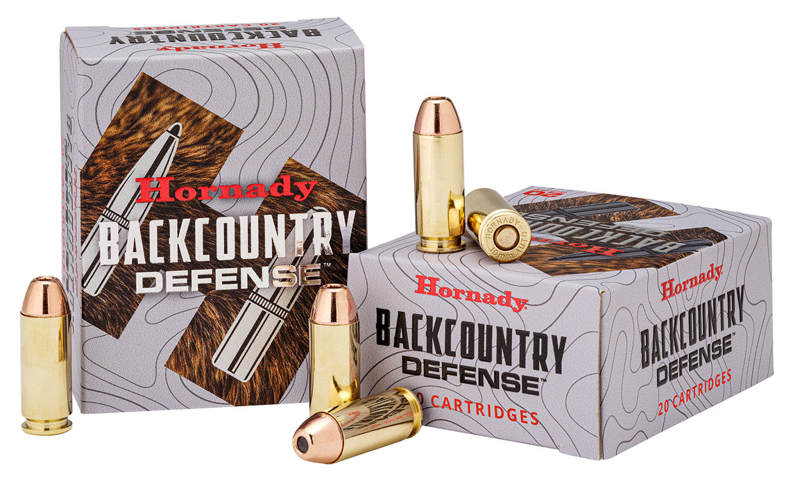 Hornady 91268 Back Country  10mm Auto 200gr 20 Per Box/10 Case