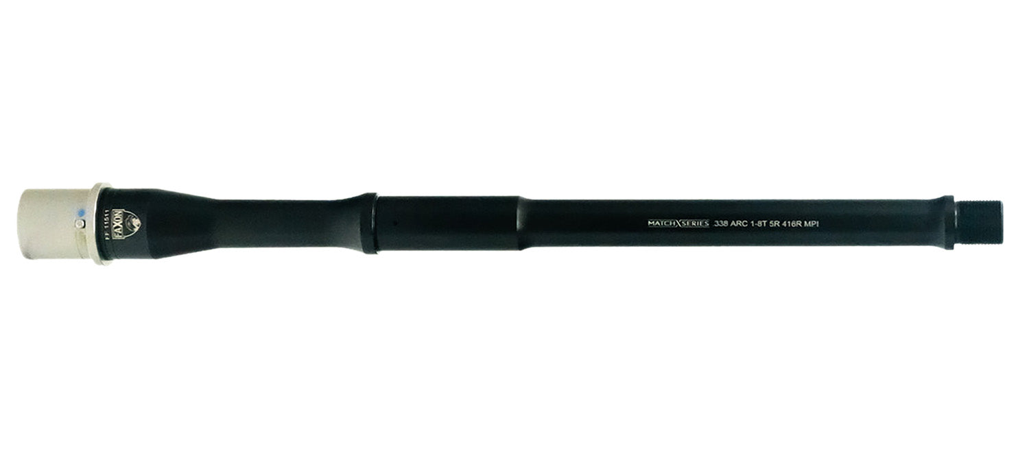 Faxon Firearms 15B338A8P125NGQ5RNP3 Gunner  338 ARC 12.50" Black Nitride 416-R Stainless Barrel Fits AR-15