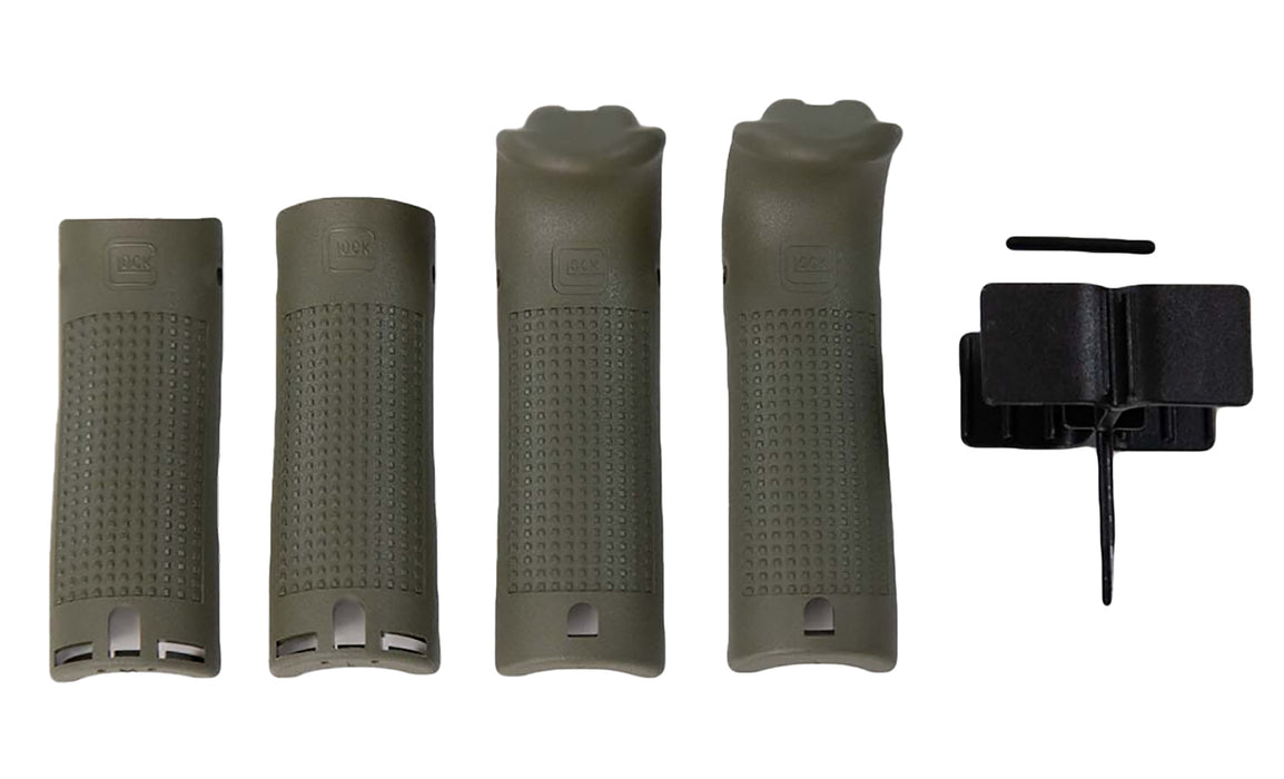 Glock 39842  Backstrap/Beavertail Set Battlefield Green Polymer