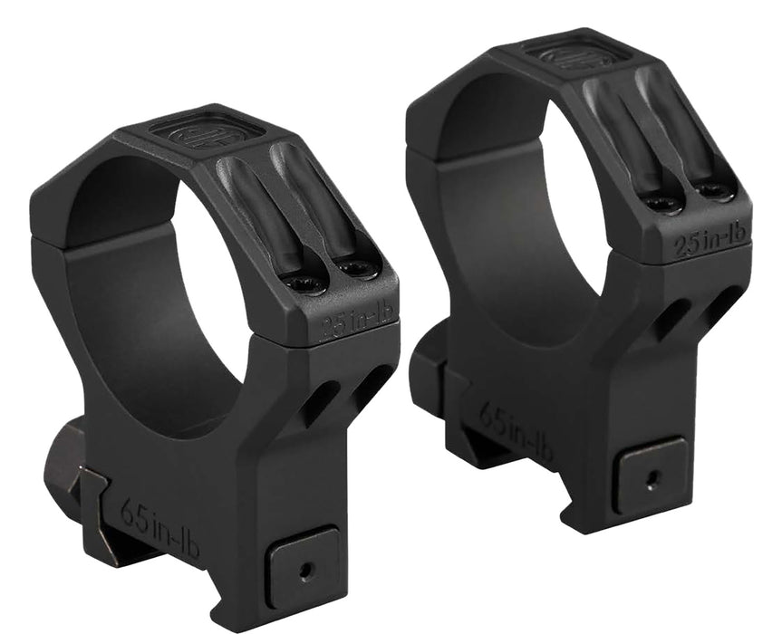 Sig Sauer Electro-Optics SOA64002 Alpha 6 Scope Ring Set Black Stainless Steel 34mm Tube Medium