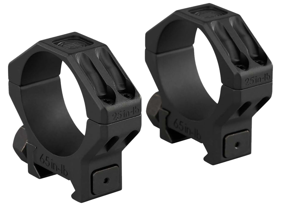 Sig Sauer Electro-Optics SOA65004 Alpha 6 Scope Ring Set Black Stainless Steel 35mm Tube High