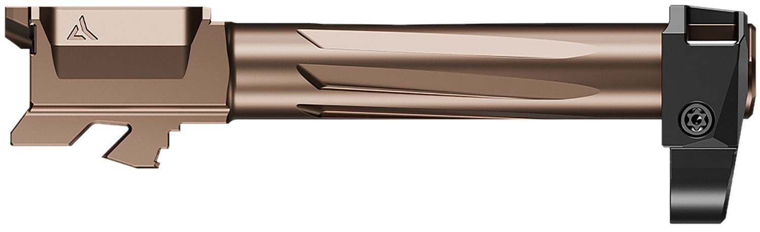 Radian Weapons R0845 Ramjet & Afterburner Combo 9mm Luger Compatible w/ Glock 48, Bronze Stainless Steel