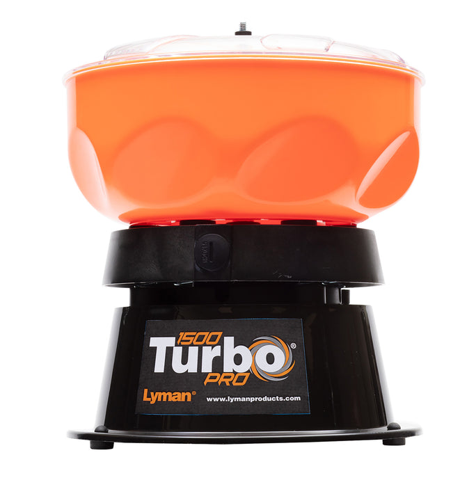 Lyman 7631650 1500 Pro Turbo Tumbler Black/Orange