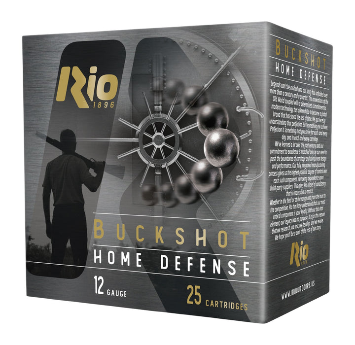 Rio Ammunition RHD9PB Royal Buck  12 Gauge 2.75" 9 Pellets 1 Buck Shot 25 Per Box/10 Case
