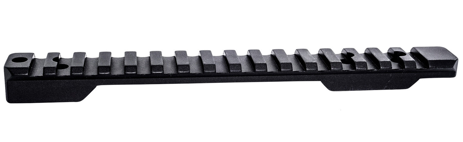 Weatherby P00252706 Picatinny Rail  Black Hardcoat Anodized Alloy Weatherby Mark V Standard 6-Lug Action