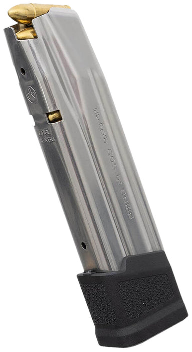 Magpul MAG1465-SST AMAG  21rd 9mm Fits Sig P320 Silver/Black Stainless Steel/Polymer