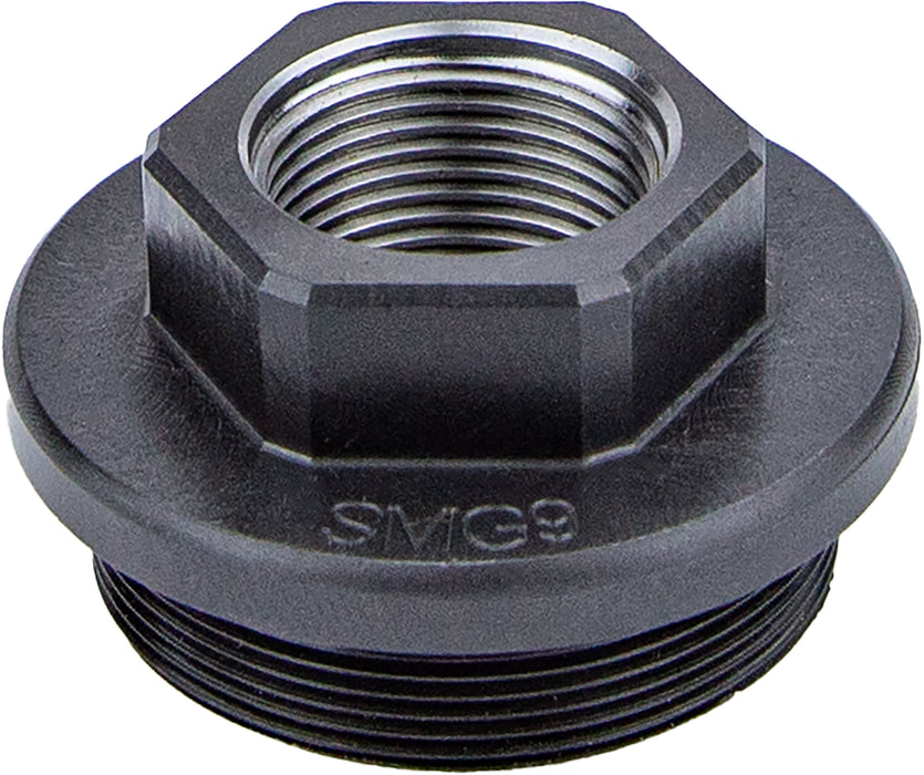 Kgm Suppressors A-DTA-S-1  Direct Thread Adapter Fits 1/2"x28 Steel Nitride Black