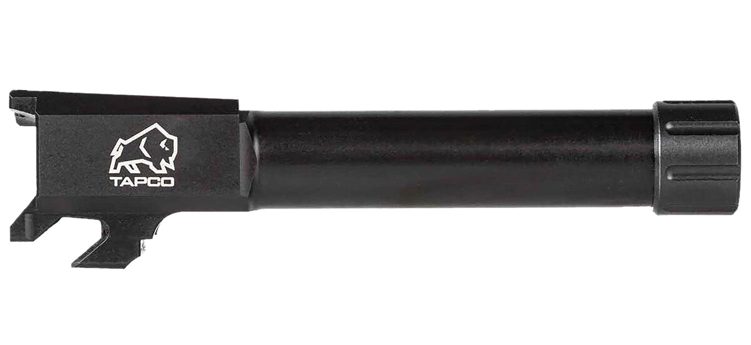 Tapco TAP22028 Springfield 9mm Luger Threaded Black Melonite Stainless Steel, Fits Springfield Hellcat