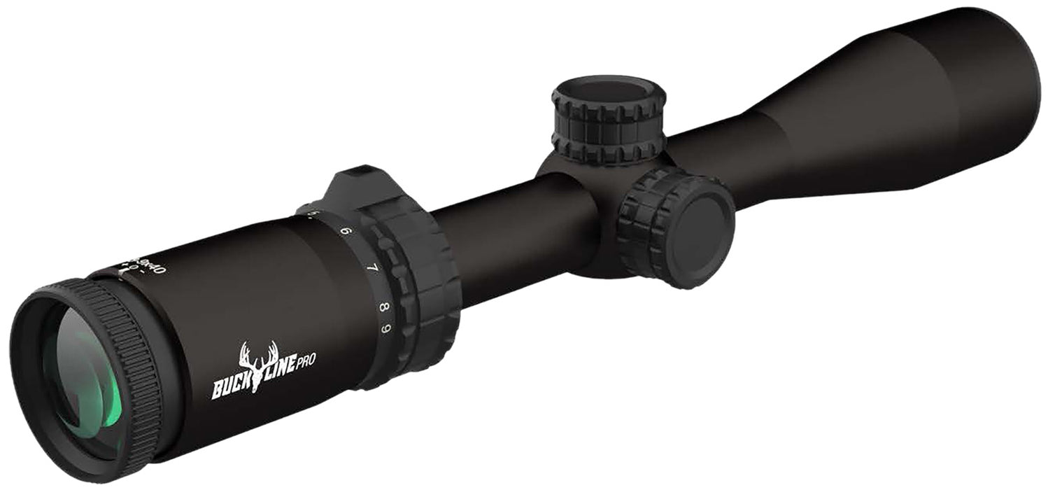 TruGlo TGTG8541PXB Buckline Pro Rifle Scope Matte Black 4-12x 42mm