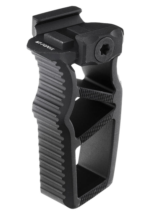 Leapers MTFGP01X Ultra Slim Foregrip  Matte Black Anodized Aluminum