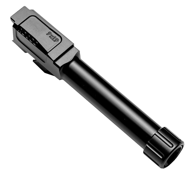 Rosco Manufacturing BL-G43-9MM-M-TB-V2 Bloodline 9mm Luger 3.40" Threaded Black Melonite Stainless Steel, Fits Glock 43