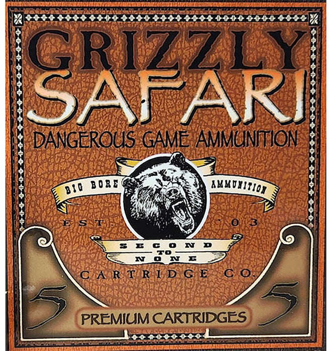 Grizzly Ammo GC47NE1   470NitroExpress 500gr Triple Shock X 5 Per Box/10 Case
