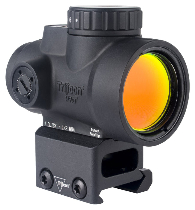 Trijicon 2200302 MRO SD  Black 1x25mm 2 MOA Red Dot Reticle Full Co-Witness Mount