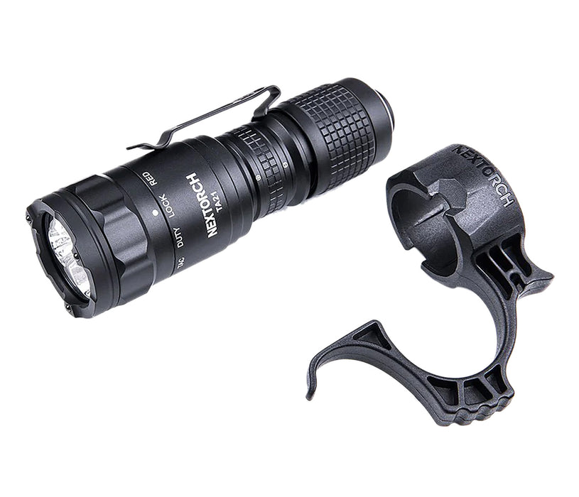 Nextorch   Tactical Flashlight Set Black 1300 Lumens