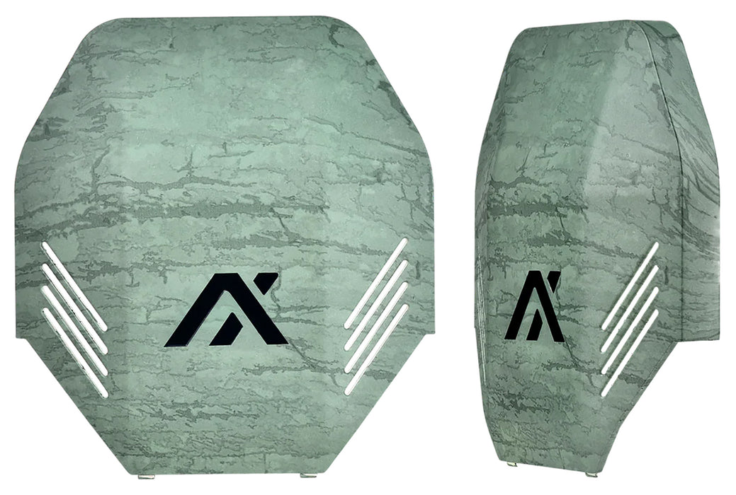 Axil LLC MXPLTG MX Plate  Polymer Over the Head Slate Green