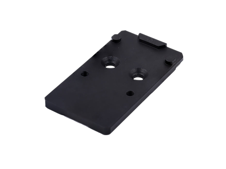 XS Sights GLOM001SM1RMR Glock MOS Optic Plate  RMR Footprint Black Nitride Steel