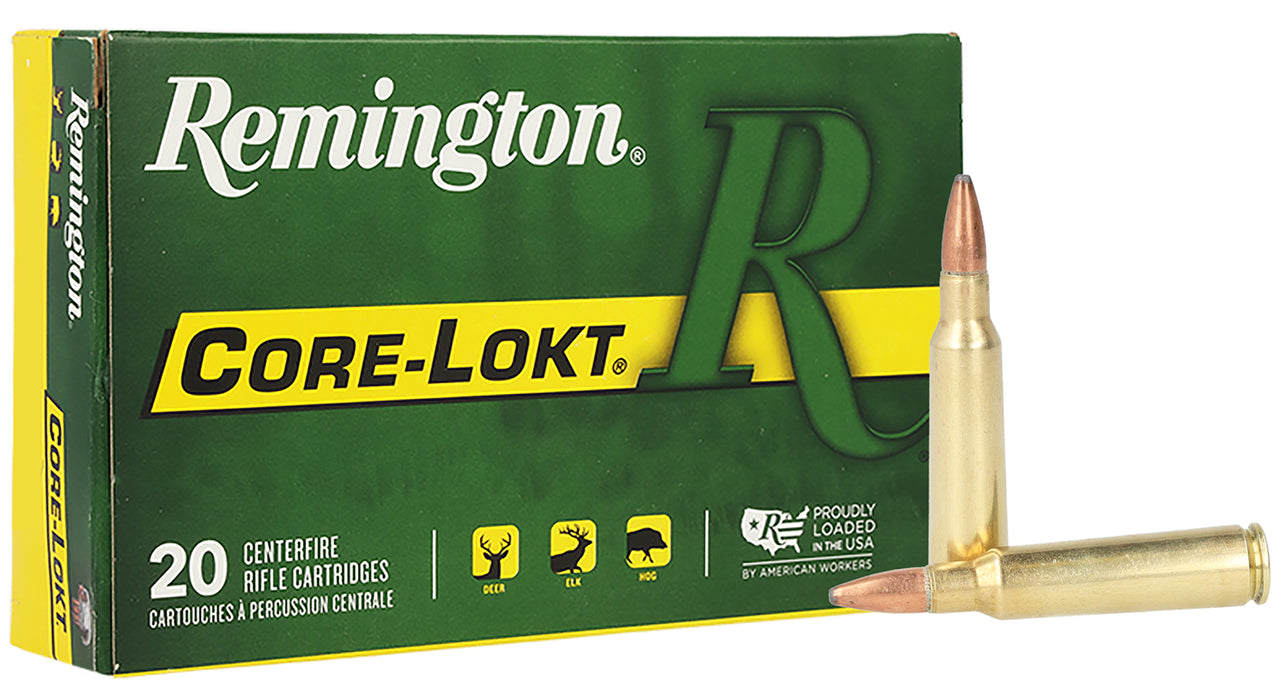 Remington Ammunition 29077 Core-Lokt  250Savage 100gr Pointed Soft Point Core Lokt 20 Per Box/10 Case