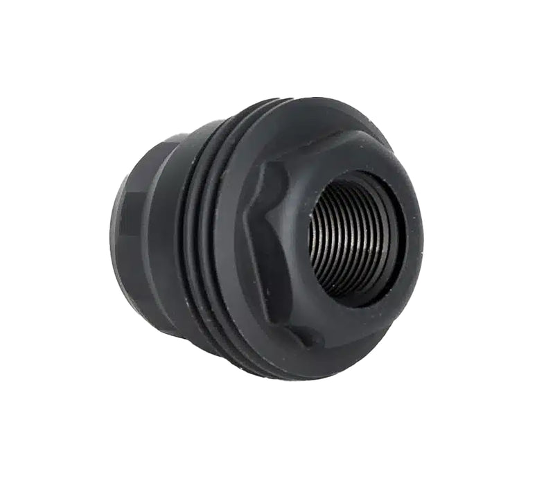 Jk Armament JK-MD-HDM28 Minimalist  22Cal/9mm 1" Long 1/2"x28 Stainless Steel Nitride Black