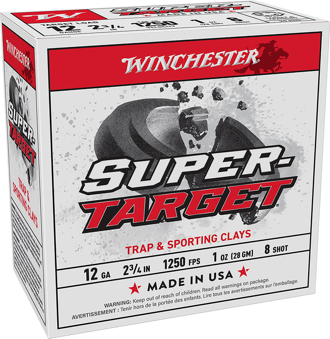 Winchester Ammo TRGT12508 Super-Target  12Gauge 2.75" 1oz 8Shot