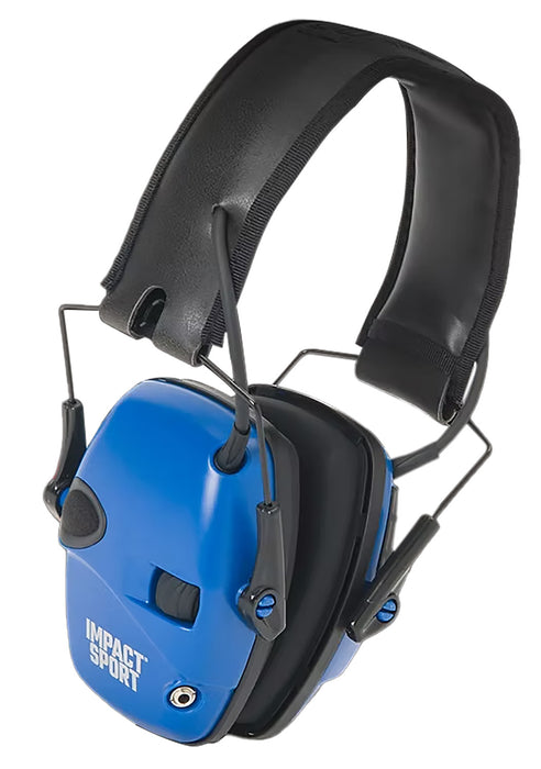 HOW R-02529 IMPACT SPORT REAL BLUE ELEC EARMUFF