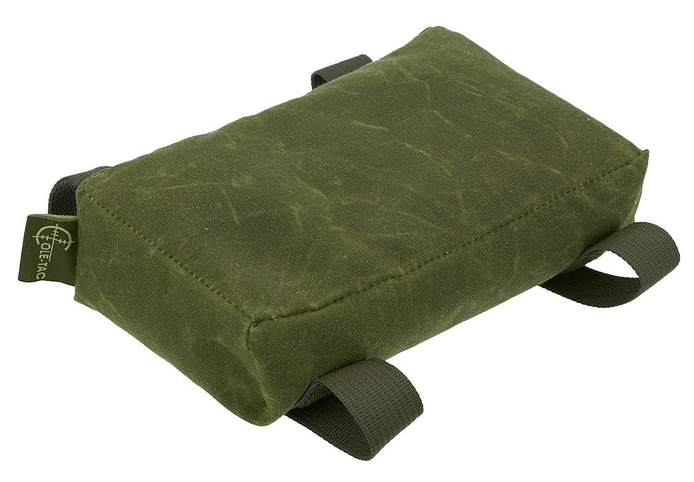 Cole-tac FB302 Flat Bag Waxed Rifle Prefilled Green Cordura Nylon