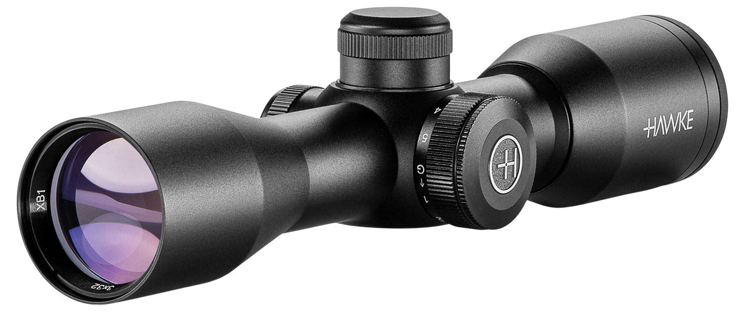Hawke Sport Optics 12211 XB Riflescope Black 3x32mm 1" Tube Illuminated Red/Green XB SR Reticle