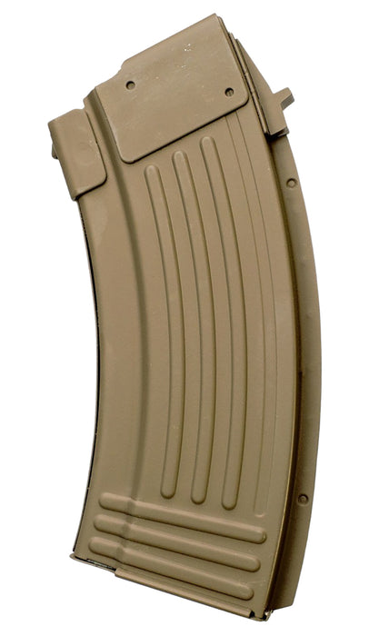 Global Ordnance LLC 810091157435   20rd Fully Ribbed 7.62x39mm Fits AK-47 FDE Steel