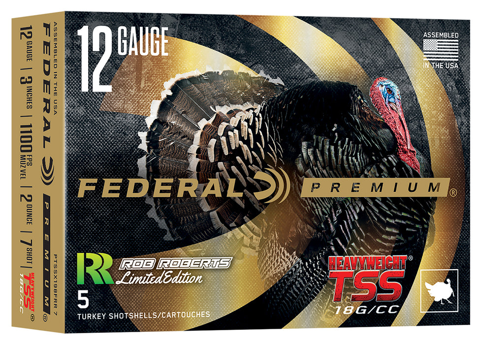Federal PTSSX198FRR7  Heavyweight TSS 12Gauge 3" 2oz Tungsten 7Shot 5 Per Box/10 Case