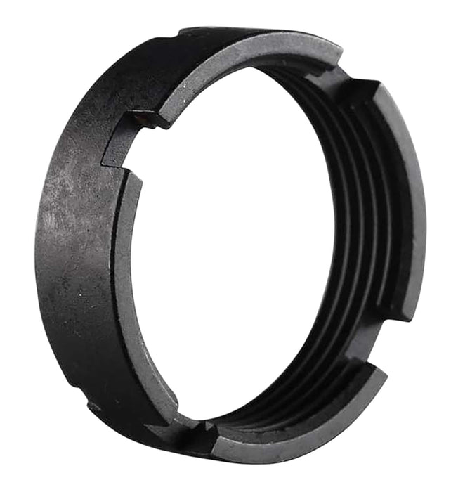 Luth-ar CS-02 Carbine Lock Ring/Castle Nut Black Steel