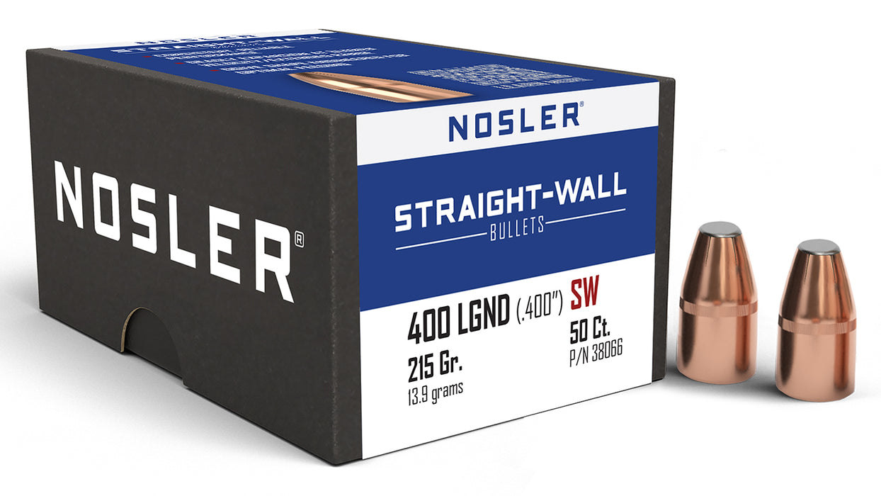 Nosler 38066 Straight Wall  400Legend 215gr Power Point 50CT