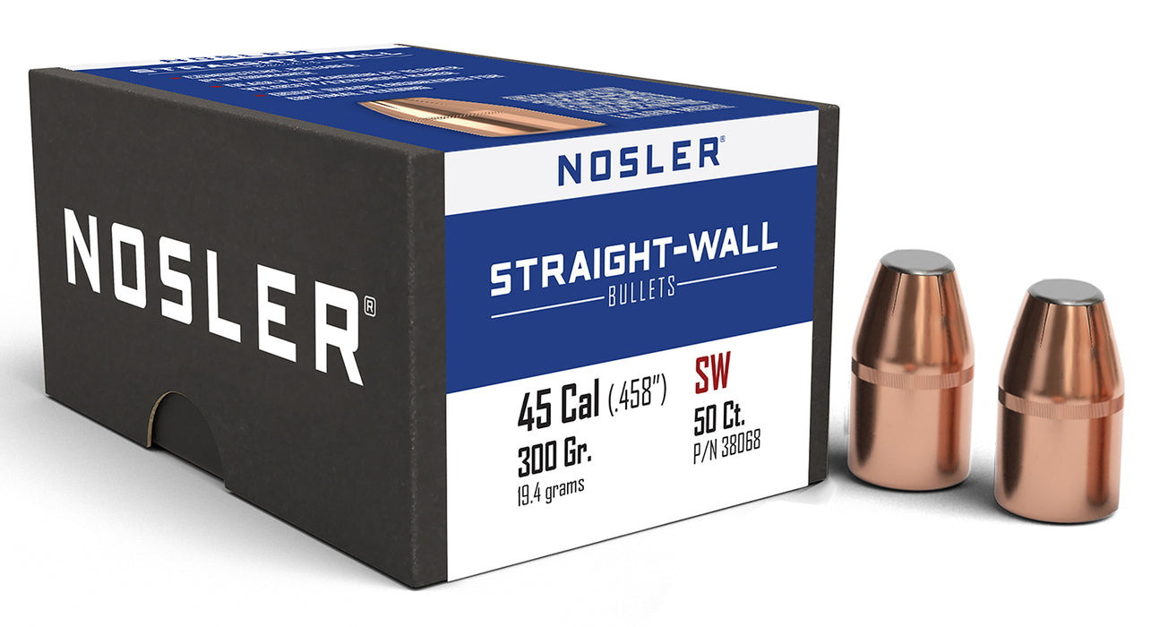 Nosler 38068 Straight Wall  458Cal 300gr Power Point 50CT