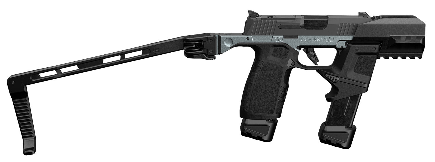 Tyrant CNC TDP365TWSGNMTL   Gunmetal Aluminum/Polymer Folding Fits Sig P365