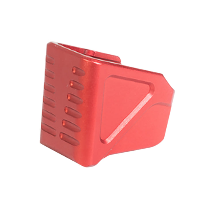 Timber Creek Outdoors GLMEPR Glock 17/19 Magazine Extension Plate Red Aluminum