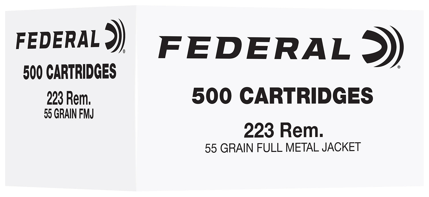 Federal FC223F500   223Rem 55gr Full Metal Jacket