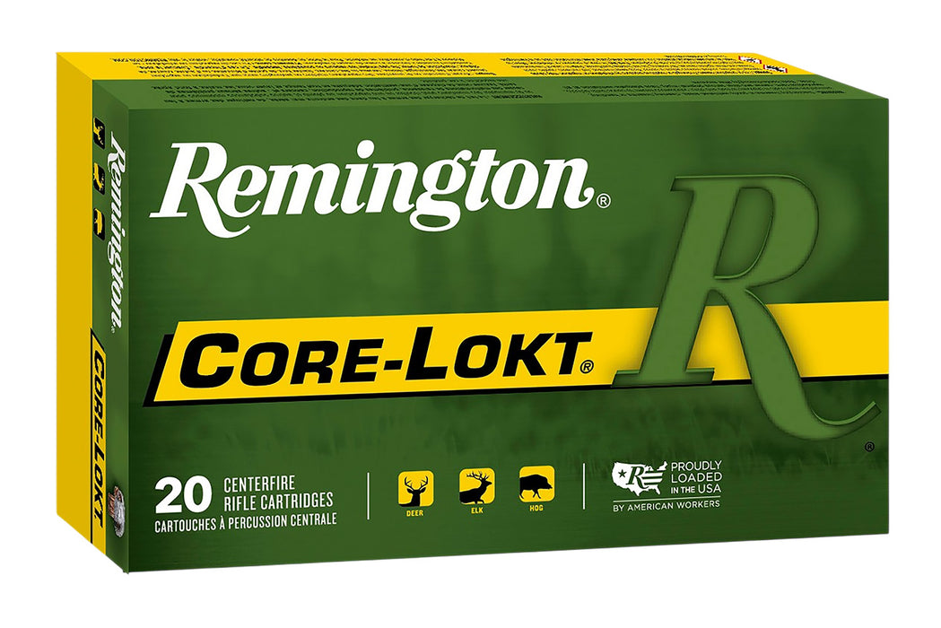 Remington Ammunition 20057 Core-Lokt  6.5PRC 140gr Pointed Soft Point 20 Per Box/10 Case