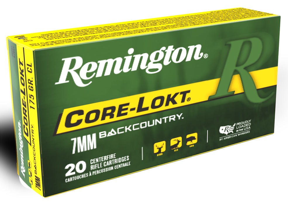 Remington Ammunition 28987 Core-Lokt  7mmBC 175gr 20 Per Box/10 Case