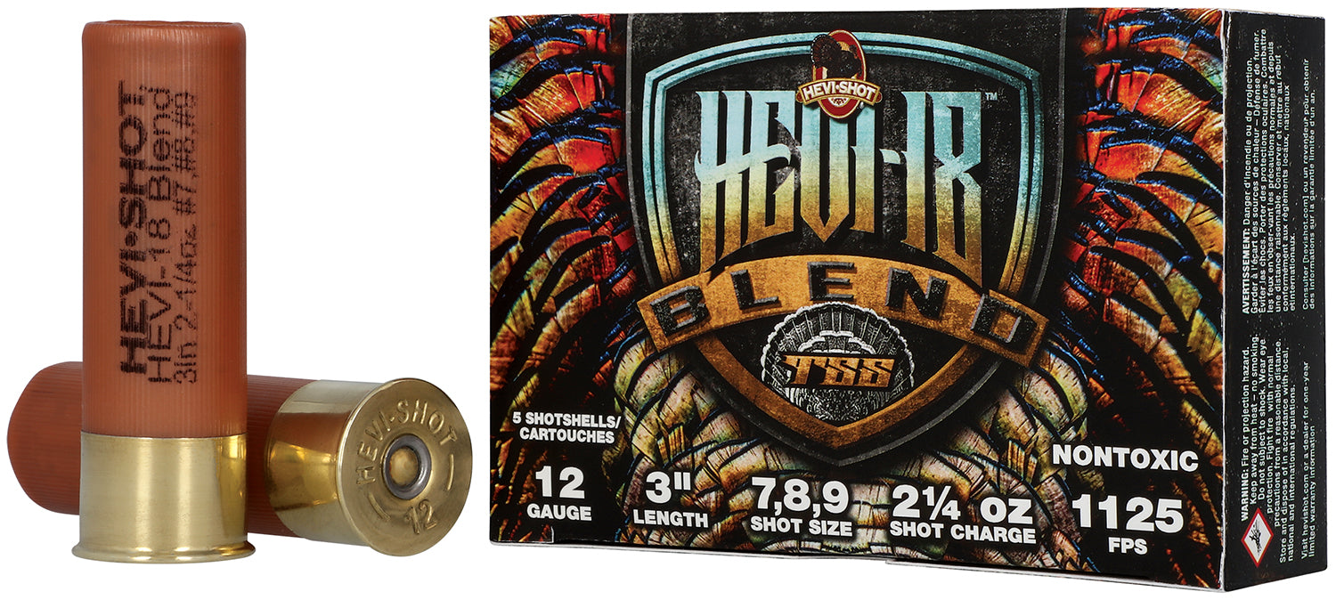 HEVI-Shot HS4079 HEVI-18 Blend 12Gauge 3" 2 1/4oz 7/8/9Shot