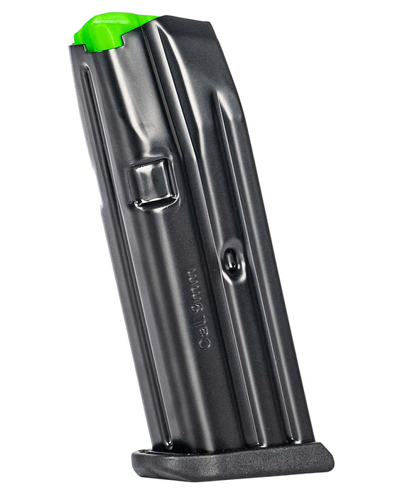 Mec-Gar MGG191000A Glock 19 10rd 9mm Luger, Black Carbon Steel, Does Not Fit 19X