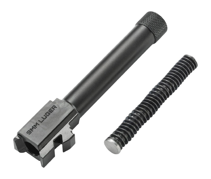 Ruger 90786 Barrel Kit  9mm Luger 4.50" Threaded Black Fits Ruger RXM