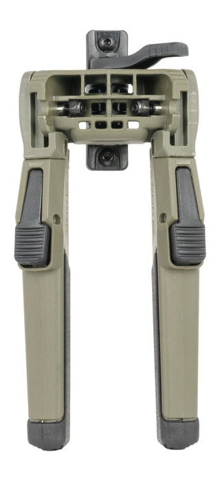 Savage Arms 56450 M-LOK Bipod  7.20"-10" High Green Polymer