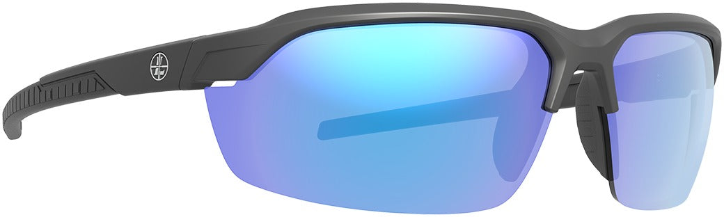 LEU 186754 TRACER     MATTE BLACK     BLUE MIRROR
