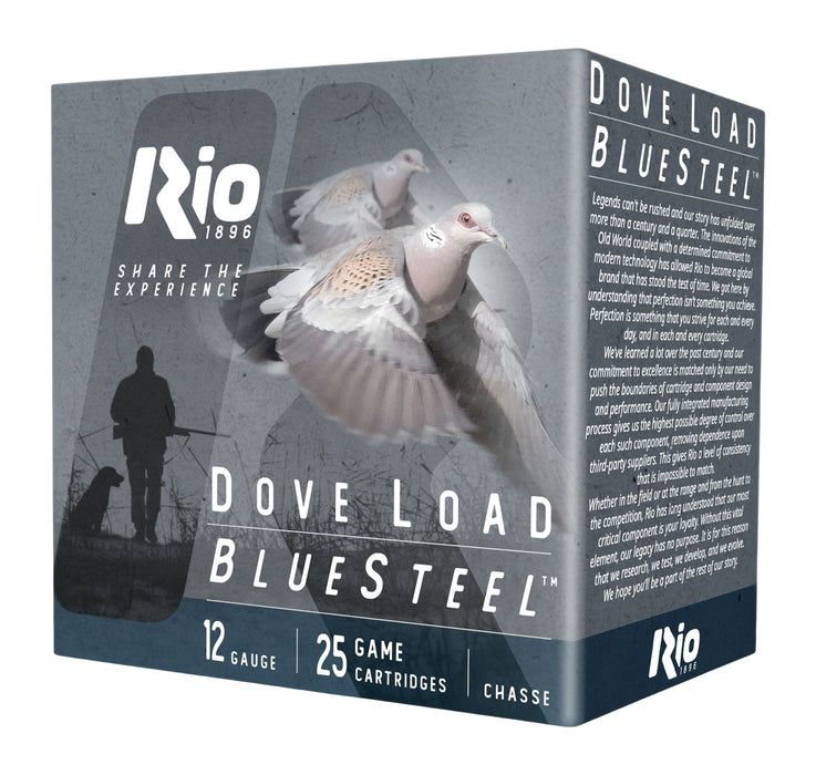 RIO DLBS286    DOVE LOAD 12G  2-3/4  6       25/10