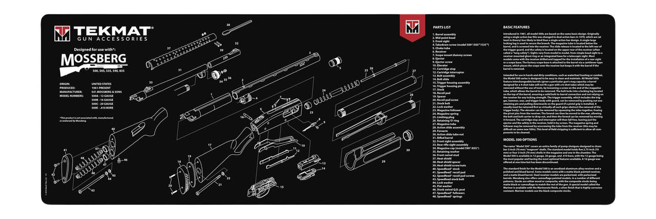 TEKMAT TEK-R36-MOSSBERG     36X12 MOSSBERG SHOTGUN