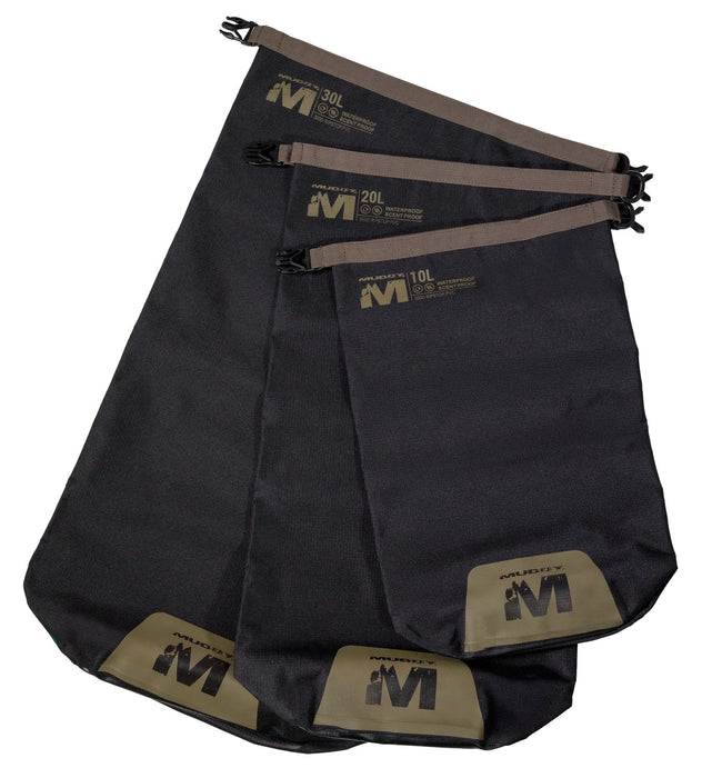 MUDDY MUD-WDB-SET-BLK      WTRPROOF DRY BAG SET