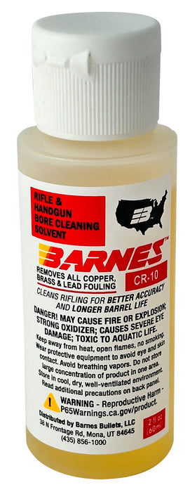 Barnes Bullets 30756 CR-10 Bore Cleaner 2 oz Squeeze Bottle