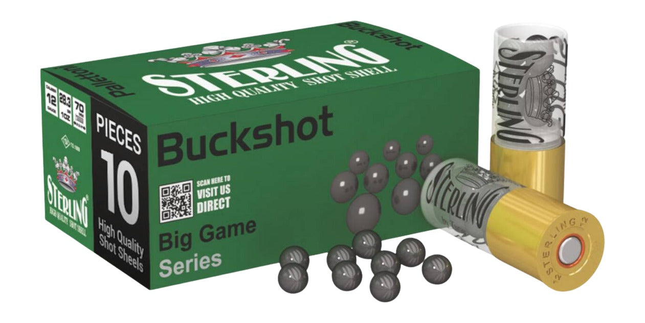 STERLING 8698779949730  12GA 2.75 OO BUCK    10/20