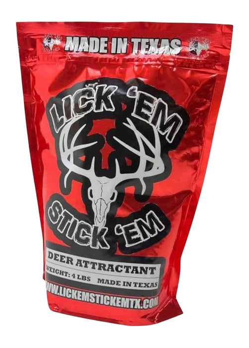 LICK EM STICK EM      DEER ATTRACTANT  4LB    10/1