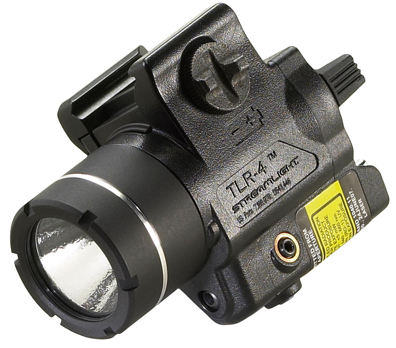 Streamlight 69241 TLR-4 Gun Light  Black 170 Lumens White C4 LED/Red Laser HK USP Compact